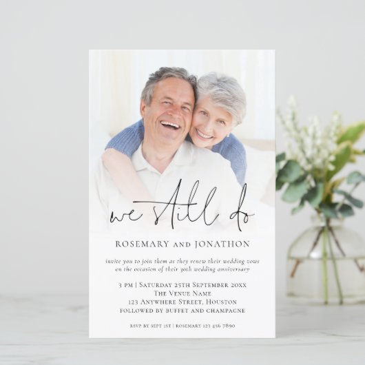 Budget We doen nog steeds een uitnodiging tot het  (Staand voorkant)