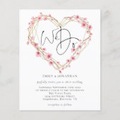 Budget We doen Sachura Heart Lijst Weddenschap (Voorkant)