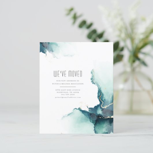 Budget We hebben Abstracte Moving Announcement ver (Staand voorkant)