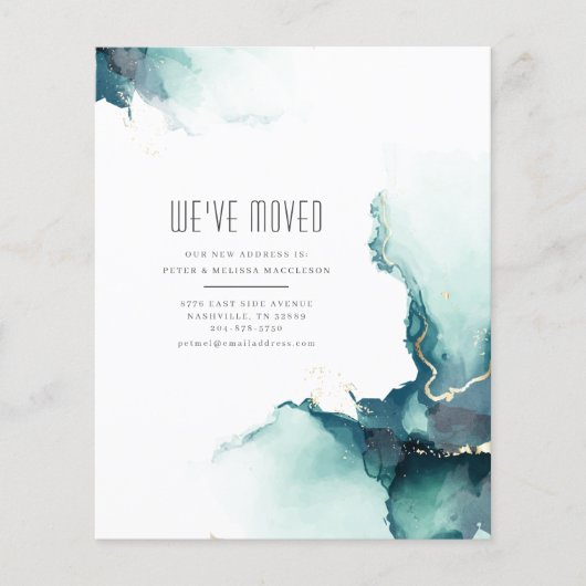 Budget We hebben Abstracte Moving Announcement ver (Voorkant)