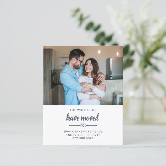 Budget We hebben Address Photo Moving Kaart verpla (Staand voorkant)