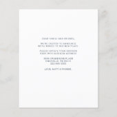 Budget We hebben Address Photo Moving Kaart verpla (Achterkant)