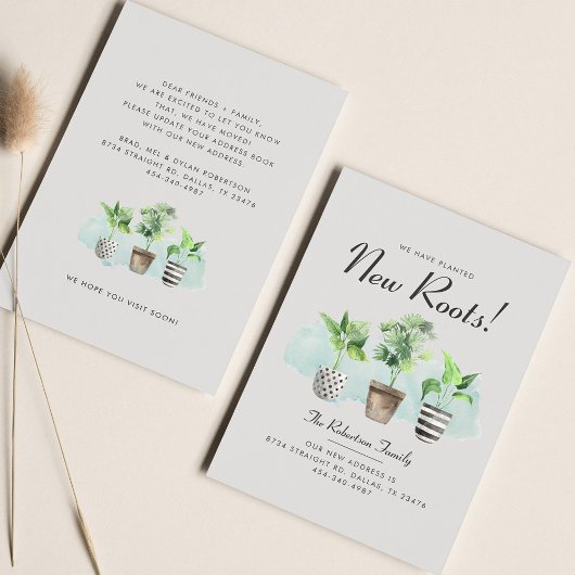 Budget We hebben Boho Moving Announcement verplaat Flyer