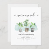 Budget We hebben Botanische Moving Aankondiging ve (Voorkant / Achterkant)