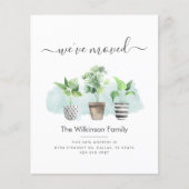 Budget We hebben Botanische Moving Aankondiging ve (Voorkant)