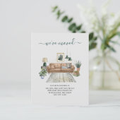 Budget We hebben Chic Moving Announcement verplaat (Staand voorkant)