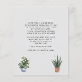 Budget We hebben Chic Moving Announcement verplaat (Achterkant)