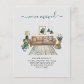 Budget We hebben Chic Moving Announcement verplaat (Voorkant)