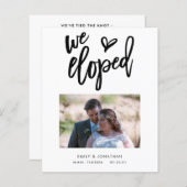 Budget We hebben de aankondiging van de Foto Uitno (Voorkant / Achterkant)