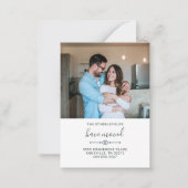 Budget We hebben de familiefoto Modern Moving verp Notitiekaartje (Voorkant)