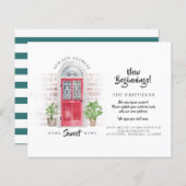 Budget We hebben de nieuwe Adres Red Waterverf deu (Voorkant / Achterkant)