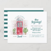 Budget We hebben de nieuwe Adres Red Waterverf deu (Voorkant / Achterkant)