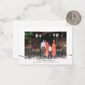 Budget We hebben Foto Aankondiging Briefkaart verp (Voorkant / Achterkant in situ)