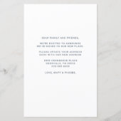 Budget We hebben Foto Moving Announcement Kaart ve (Achterkant)