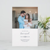 Budget We hebben Foto Moving Announcement Kaart ve (Staand voorkant)