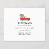 Budget We hebben Red Truck New Address verplaatst (Achterkant)