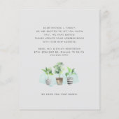 Budget We hebben Roots Boho Moving Aankondiging ve (Achterkant)