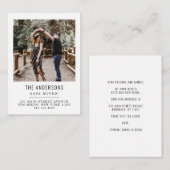 Budget We hebben wijziging van adresfoto verplaats Notitiekaartje (Voorkant / Achterkant)