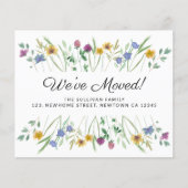 Budget We hebben Wildflower Moving Aankondiging ve (Voorkant)