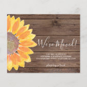 Budget We hebben Zonnebloem-aankondiging Kaart ver (Voorkant)