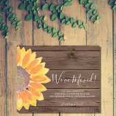 Budget We hebben Zonnebloem-aankondiging Kaart ver