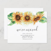 Budget We hebben Zonnebloem Bewegende Aankondiging (Voorkant / Achterkant)