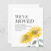 Budget We hebben Zonnebloem Bewegende Aankondiging (Voorkant / Achterkant)