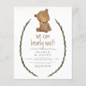 Budget We kunnen Beer en Gold Baby shower snel afw (Voorkant)