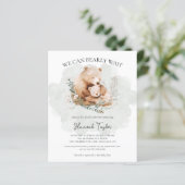 Budget We kunnen bijna wachten op Teddy Bear Baby  (Staand voorkant)