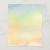 Budget We kunnen de uitnodiging tot Baby shower af (Achterkant)