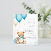 Budget We kunnen de uitnodiging tot Baby shower af (Staand voorkant)