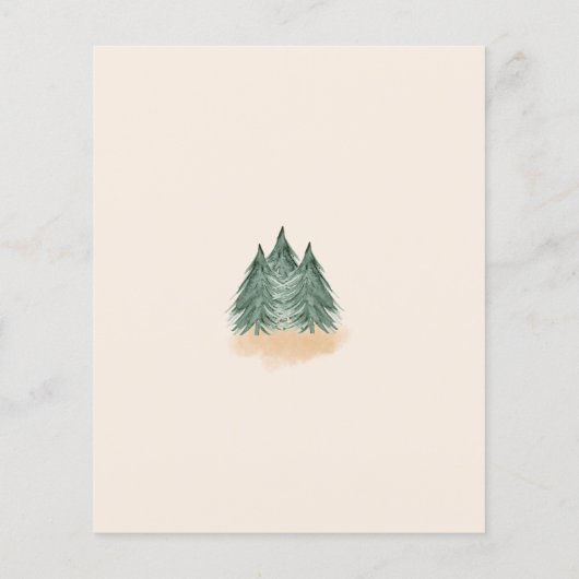 Budget We kunnen de uitnodiging tot Baby shower af (Achterkant)