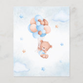 Budget We kunnen de uitnodiging tot Baby shower af (Achterkant)