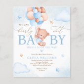 Budget We kunnen de uitnodiging tot Baby shower af (Voorkant)