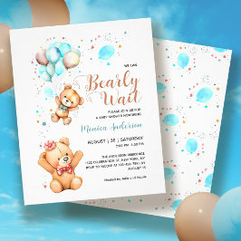 Budget We kunnen de uitnodiging tot Baby shower af Flyer