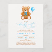 BUDGET We kunnen een klein jongetje-schoentje wach Flyer (Voorkant)