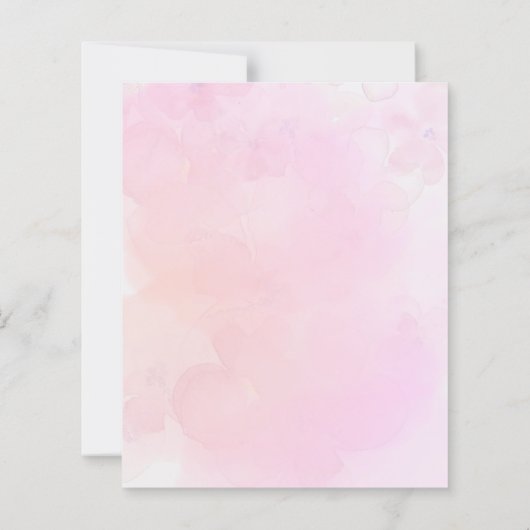 Budget We kunnen nauwelijks wachten roze Baby show (Achterkant)