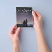 Budget We maken een handgeschreven uitnodigingsbro Flyer (Hand)