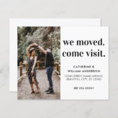 Budget we verplaatsen Bezoek Foto Moving Kaart (Voorkant / Achterkant)