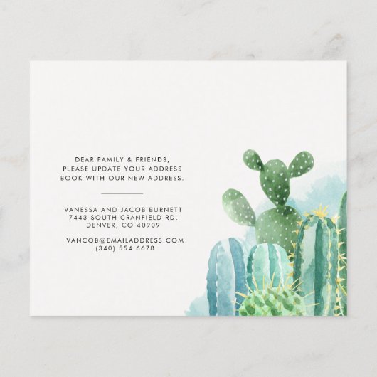 Budget We verplaatsen Cacti-adreswijziging (Achterkant)