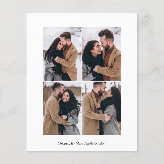 Budget We zijn bezig met de aankondiging van het V (Achterkant)