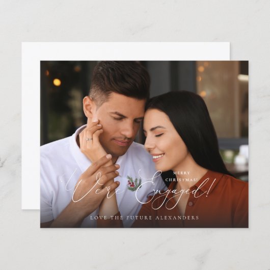 Budget We zijn Foto E Holly Berry Holiday W (Voorkant / Achterkant)