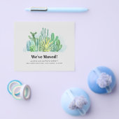 Budget We zijn verhuisd Botanische verhuis aankond Flyer (Enkel)