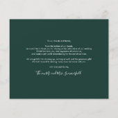 Budget Weddendag Foto Collage Hartelijk dank (Achterkant)