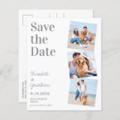 Budget Weddenfoto Collage bespaart de datum (Voorkant / Achterkant)