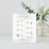 Budget Weddenrenroute WelkomstWaterverf (Staand voorkant)