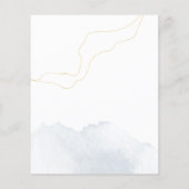 Budget Weddenrenroute WelkomstWaterverf (Achterkant)