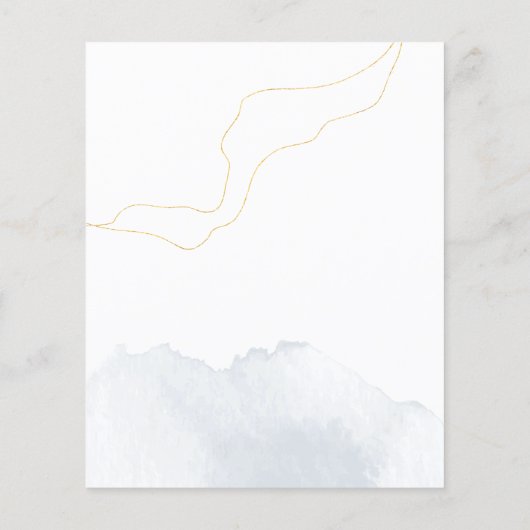 Budget Weddenrenroute WelkomstWaterverf (Achterkant)