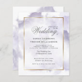 Budget Weddenschap Amethyst Lila Waterverf Wash (Voorkant / Achterkant)