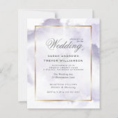 Budget Weddenschap Amethyst Lila Waterverf Wash (Voorkant)